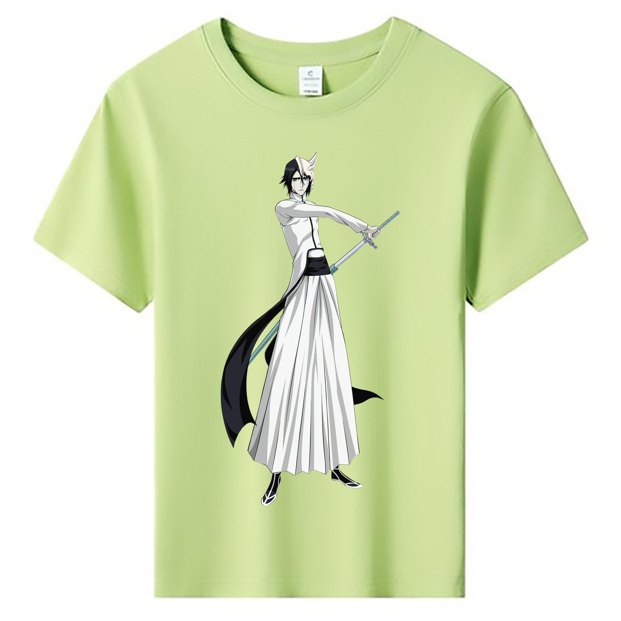 （画像用） ブリーチ ウルキオラ·シファー BLEACH Ulquiorra cifer 綿100％キッズTシャツ（フロントプリント）